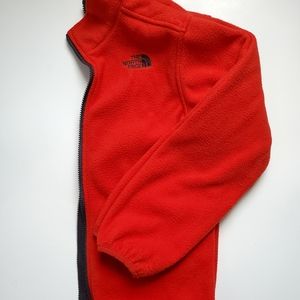 Red Youth North Face Fleece Jacket
